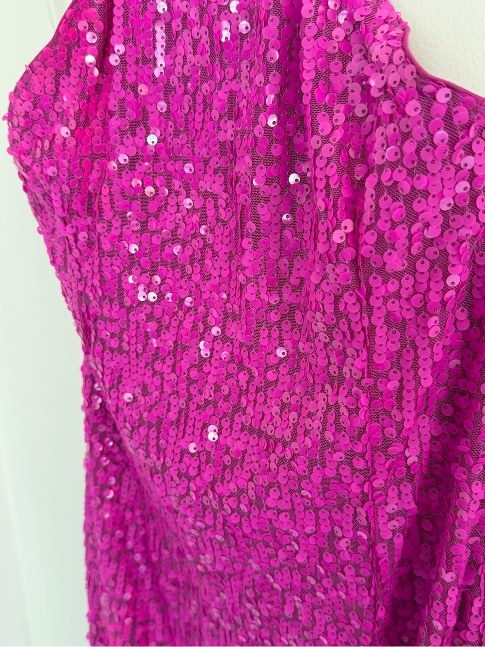 NWT Hello Molly Enchanted Parties Sequin Mini Dress - Hot Pink - Picture 4 of 13